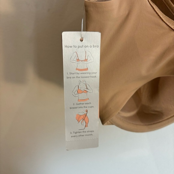 THIRDLOVE Sz 32H Bra Classic Contour Uplift Plunge Nude Padded Underwire NEW - Picture 8 of 12